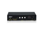 2 Port Audio Video VGA Switch Up to 2048*1536 Resolution Support RS232 Control and Auto Detection