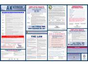 Alaska Labor Law Poster 2015 Laminated All On One State and Federal Labor Law Poster