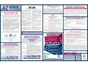 Arizona Labor Law Poster 2015 Laminated All On One State and Federal Labor Law Poster