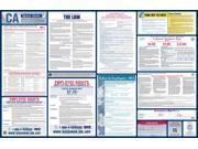 California Labor Law Poster 2015 Laminated All On One State and Federal Labor Law Poster
