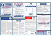 Kentucky Labor Law Poster 2015 Laminated All On One State and Federal Labor Law Poster