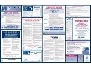 Michigan Labor Law Poster 2015 Laminated All On One State and Federal Labor Law Poster