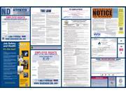 North Dakota Labor Law Poster 2015 Laminated All On One State and Federal Labor Law Poster