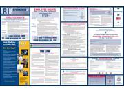 Rhode Island Labor Law Poster 2015 Laminated All On One State and Federal Labor Law Poster