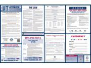 Utah Labor Law Poster 2015 Laminated All On One State and Federal Labor Law Poster