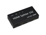 4XEM 4XHDMISP1X2 2Port HDMI Splitter Signal Amplifier