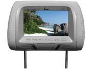 Tview 7 TFT LCD Car Headrest with MonitorPair Gray