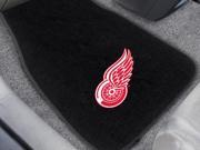 FANMAT NHL Detroit Red Wings 2 pc Embroidered Car Mat Set