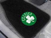 FANMAT NBA Boston Celtics 2 pc Embroidered Car Mat Set