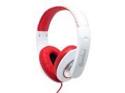 SYBA Red White CL AUD63080 Binaural Headphone