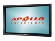 Apollo Outdoor TV Enclosure fits 46 50 LED LCD TV s. Model AE5046 CM BL. Includes weatherproof adjustable height ceilingl mount Black