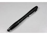 New Black 3 in 1 Touch Screen Stylus Ballpoint Pen w LED Flashlight iPad iPhone Tablet PC