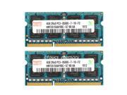 Hynix 8GB 2X 4GB PC3 8500 DDR3 1066MHz 204Pin Laptop Memory RAM so dimm