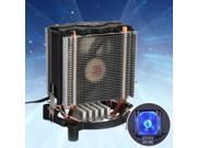 E buy World Dual Towers Heatsink CPU Cooler Fan Blue Light for Intel LGA775 1155 AMD AM2 AM3