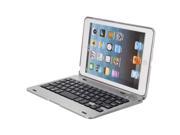 Silvery Foldable Wireless Bluetooth Rechargeable Keyboard Case Cover For iPad Mini 1 2 3