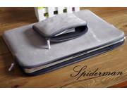 New Gray 13 Notebook laptop Sleeve Case Carry Bag Pouch Cover For MacBook Air Pro
