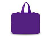 Purple NEOPRENE 15 15.4 15.6 INCH LAPTOP NOTEBOOK HANDLE CASE BAG SLEEVE POUCH COVER