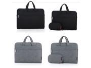 New Black 12 Inch Laptop Carry Shoulder Sleeve Case Cover Bag 12