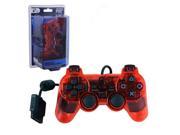 New RED PS2 Shock Controller Sony PlayStation 2 Dual Vibration Gamepad