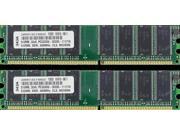 1GB 2X512MB 184 Pin DDR Destop MEMORY RAM PC3200 NON ECC DIMM 400MHZ
