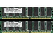 2GB 2X1GB DDR MEMORY RAM PC2100 NON ECC DIMM 184 PIN