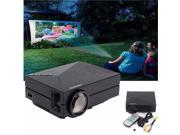 ELEGIANT Mini Home Cinema Theater Multimedia LCD Projector HD 1080P PC USB HDMI AV VGA