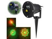 RF Outdoor Laser Light Projector Lawn Stage Garden Party Xmas Atmosphere Lamp Waterproof