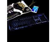 MantisTek 104 Keys 3 Colors Led Breathing Backlit Wired Gaming Keyboard