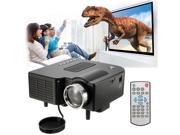 Mini LED Video Projector 1080P Home Cinema Theater AV VGA USB SD HDMI US Plug