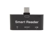 3In1 Type C High Speed Memory Card OTG Reader Adapter For TF SD USB Memory Card