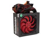 500W Gaming SMART Silent 80mm Cooling Fan ATX 12V Computer Power Supply PC PSU
