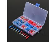 200Pcs Assorted Insulated Electrical Wire Terminals Crimp Connector Spade Set
