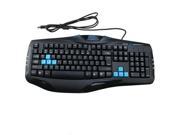 NEW! Blue Cobra EKM 066 LED Backlight USB Wired Illuminated Game Gaming Keyboard
