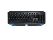 NEW! USB Blue LED Illuminated Ergonomic Backlight Gaming Wired Keyboard for Laptop PC