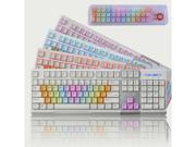 NEW! LED Illuminated USB Wired switchable Gaming Keyboard 3 color backlight dimmable