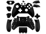 Wireless Controller Full Shell Case Housing for Xbox One Glossy Black