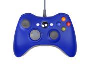 Wired USB Game Pad Controller for Microsoft Xbox 360 Slim Windows 7 Blue