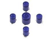 Metal ABXY with Guide Buttosn 9mm Bullet Sytle for XBox 360 Controller Blue