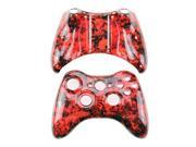 Wireless Controller Shell Custom Pattern Series for XBox 360 Skull Grave Red