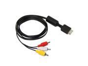 3RCA AV Video Audio Cable for Playstation PS3 PS2 PS One
