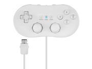 Classic Controller Gamepad for Nintendo Wii U Remote White