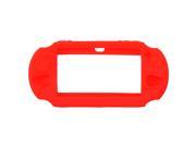 Silicone Rubber Soft Protective Skin Case Cover for Sony PS Vita PSV 2000 Red