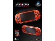 Talismoon Aluminum SlimClips Protect Case Cover for PSP Slim Lite 2000 Red