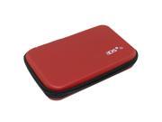 Protective Hard Airfoam Pouch Carry Bag for Nintendo DS DSiLL XL Red