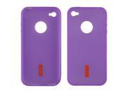 Protective Soft TPU Hard Case for iPhone 4G Misty Purple