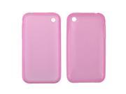 TPU Soft PVC Protect Case Cover Shell for iPhone 3S 3 Pink