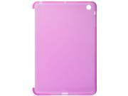 Smart TPU Protect Case for iPad Mini Smart Cover Matte Clear Purple Violet