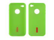 Soft TPU Protect Case Shell Cover for iPhone 4 4S Misty Green