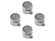 Metal Buttons Set Mod Kits for PS 3 Dualshock 3 4 Controller Bullet Style Silver