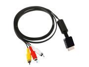 Composite AV Cable For Sony PlayStation PS3 PS2 PS1 PSone